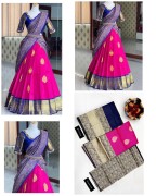 Pure silk  half saree Collection
