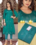 $25.00 CAD STONE WORKED  FRONT_SLIT KURTIS