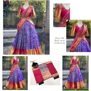 Pure silk  half saree Collection
