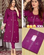 $25.00 CAD STONE WORKED  FRONT_SLIT KURTIS