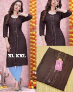 $25.00 CAD STONE WORKED  FRONT_SLIT KURTIS