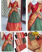 Pure silk  half saree Collection
