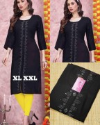 $25.00 CAD STONE WORKED  FRONT_SLIT KURTIS