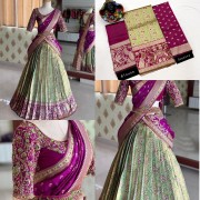 Pure silk  half saree Collection