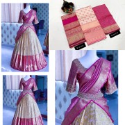 Pure silk  half saree Collection