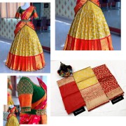 Pure silk  half saree Collection