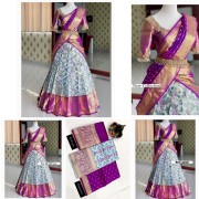 Pure silk  half saree Collection