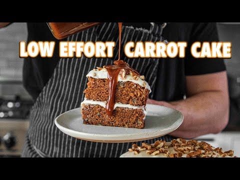Low Effort Carrot Cake
